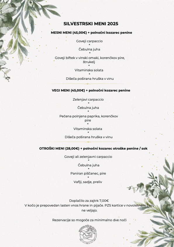 MK Menu Silvestrovanje 2025