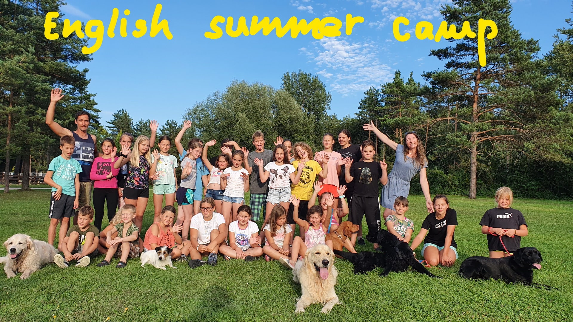 English summer camp Menina